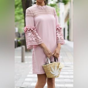 💖 Ted Baker blush pink dress Size 2 (US 4-6)